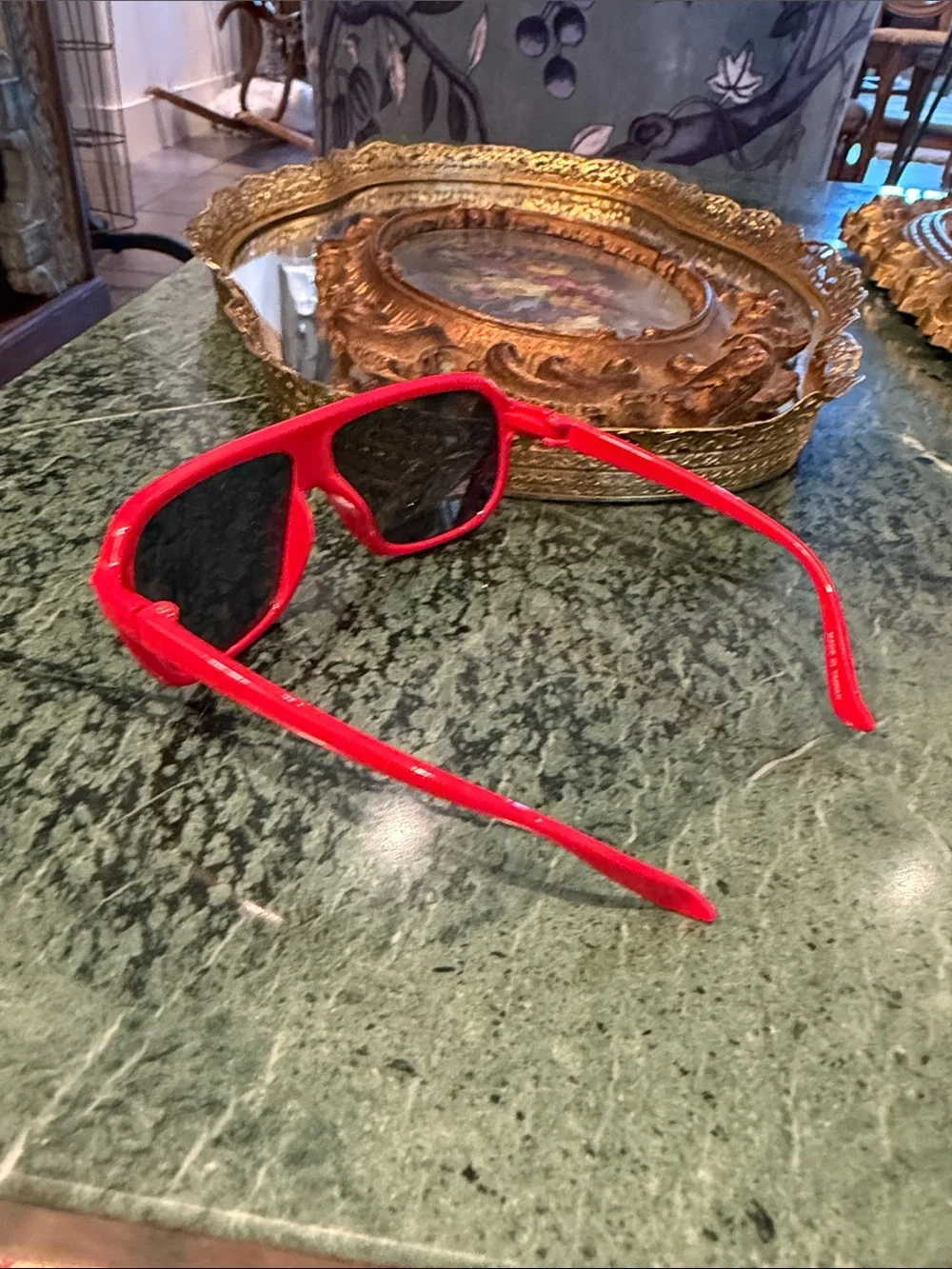 😎Very Cool ~ Target ~ Kids Red Frame Sunglasses with Pink/Reflective Lenses
